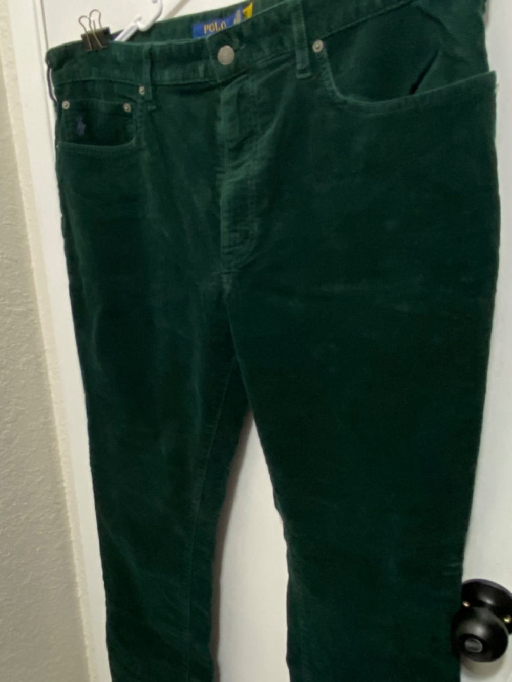 Polo Ralph Lauren Size 38x32 Men’s Green Corduroy Pants - Picture 3 of 9